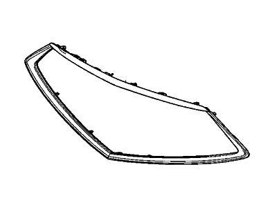 Acura 71122-TYA-A00 Molding Surround, Front