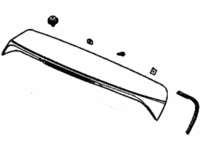 Acura 74950-TYA-A01ZC Garnish Assembly (Extreme Crimson Pearl)