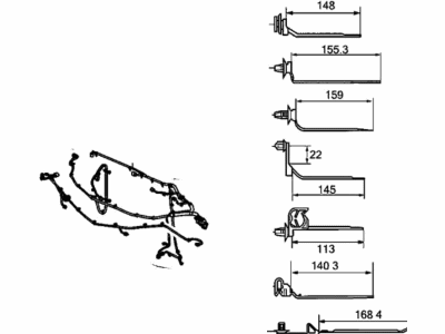 Acura 32130-TYA-A00 Wire Harness, Front End