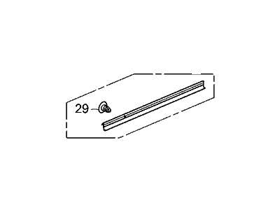 2023 Acura MDX Door Seal - 72327-TYA-A01