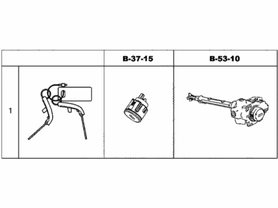 Acura Ignition Lock Assembly - 35010-TYA-A01
