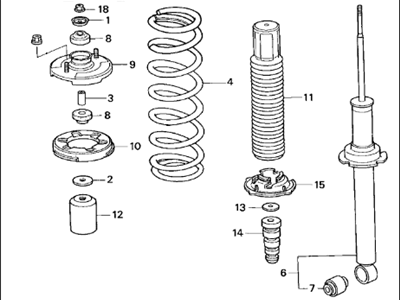 Acura CL Shock Absorber - 52610-S3M-A02