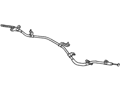 2002 Acura CL Parking Brake Cable - 47560-S3M-A02