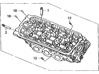 Acura Cylinder Head - 12300-PGE-305