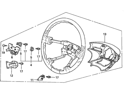 Acura CL Steering Wheel - 78510-S0K-A91ZB