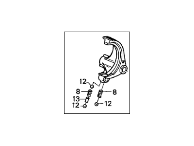 Acura 24200-PS1-000 Fifth Gearshift Fork