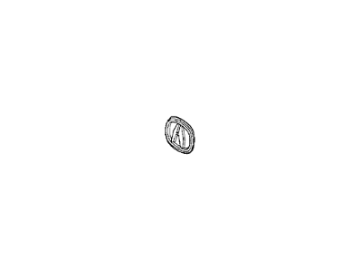 Acura 75700-SK7-A01 Front Center Emblem (A)