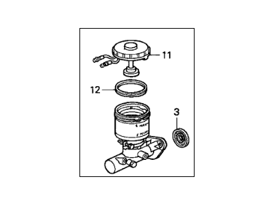 Acura 46100-SK7-A52 Master Cylinder Assembly (Abs)