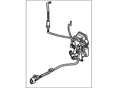 Acura 72150-SK7-A01 Left Front Door Lock Assembly (Mitsui Kinzoku)