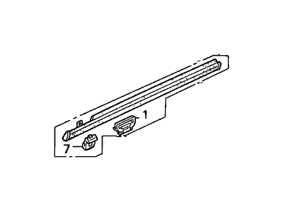 1990 Acura Integra Door Moldings - 72450-SK7-003