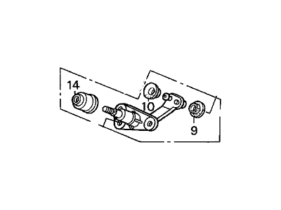 1993 Acura Integra Wiper Pivot Assembly - 76570-SK7-A01