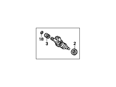 1995 Acura TL Fuel Injector - 06164-PR4-020