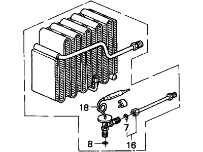 1991 Acura Integra Evaporator - 80210-SK7-A23