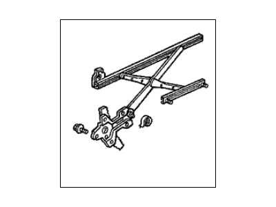 Acura 73321-SK7-014 Slider Assembly, Right Front Door Glass