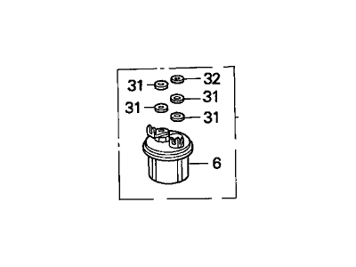 Acura Integra Vapor Canister - 17300-SG0-A31