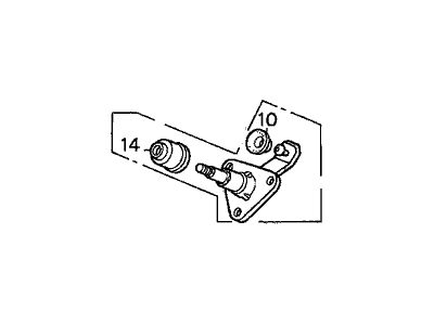 1991 Acura Integra Wiper Pivot Assembly - 76560-SK7-003