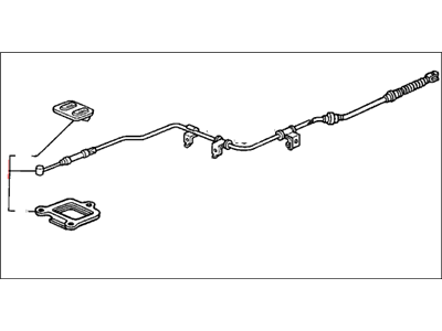 Acura 47560-SK7-931 Wire A, Driver Side Hand Brake