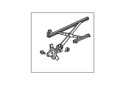 1993 Acura Integra Window Regulator - 72251-SK7-003