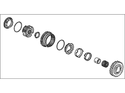 Acura 23432-PS1-N00 Gear Set, Countershaft Second