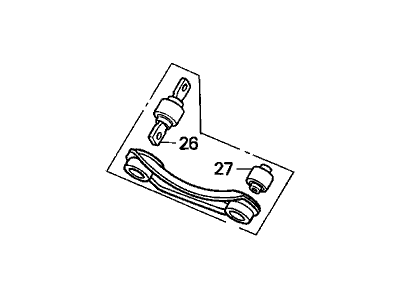 Acura 52390-SK7-A01 Right Rear Arm (Upper)