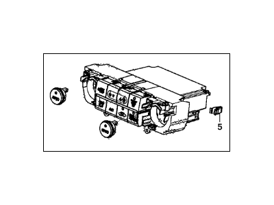 Acura 79607-T3R-A41ZA Control Assembly (Premium Black Metallic)