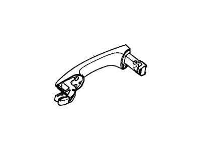 Acura 72181-SZN-A01YJ Handle Component (Platinum White Pearl)