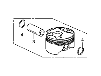 2015 Acura TLX Crankshaft Thrust Washer Set - 13331-5A2-A01