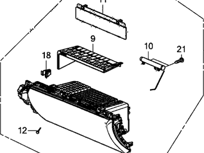 2020 Acura MDX Glove Box - 77500-TZ5-A03ZC