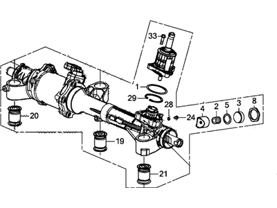 2020 Acura MDX Rack And Pinion - 53601-TRX-A01