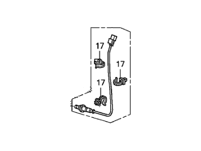 Acura 36542-5WS-A01 Rear Oxygen Sensor