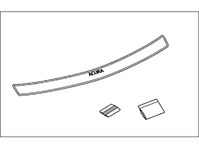 Acura 08P48-TZ5-201 Applique, Rear Bumper