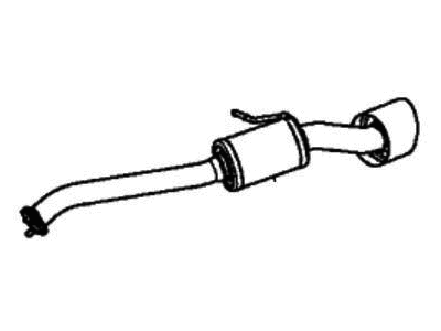 Acura MDX Tail Pipe - 18340-3S4-A01