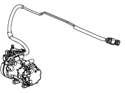 Acura 38800-5WS-A02 A/C Compressor Assembly