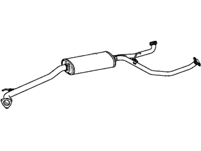Acura MDX Exhaust Pipe - 18220-TRX-A01