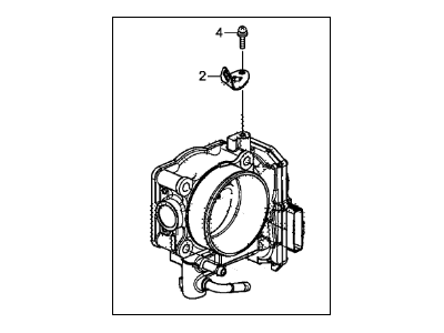 2020 Acura MDX Throttle Body - 16400-5J6-A01