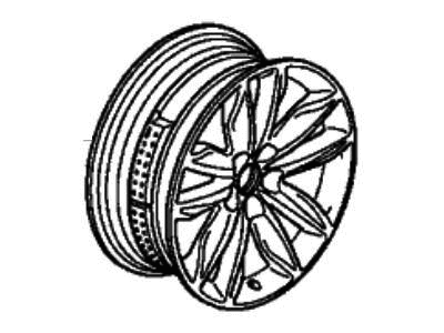 Acura 42800-3S4-A40 Aluminum Wheel Assembly 20X81/2
