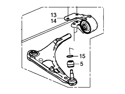 2019 Acura MDX Control Arm - 51360-T6Z-A00