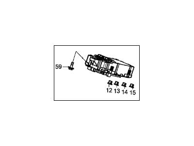 Acura 38200-TYT-A01 Driver Fuse Box Assembly