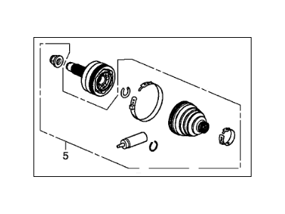 2018 Acura MDX CV Joint - 44014-TRX-A01