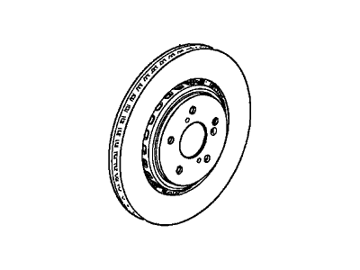 2018 Acura MDX Brake Disc - 45251-TRX-A01