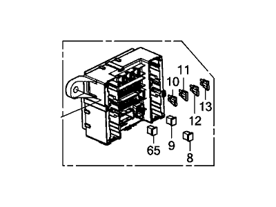 Acura 38230-TZ6-A03 Rear Junction Box Assembly