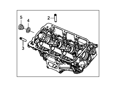 2017 Acura TLX Cylinder Head - 12100-R9P-305