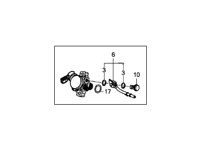 Acura 16790-5J6-305 Fuel High Pressure Pump Assembly