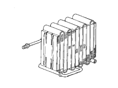 1989 Acura Legend Evaporator - 80210-SD4-A02