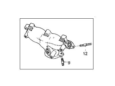 1987 Acura Legend Exhaust Manifold - 18100-PH7-660