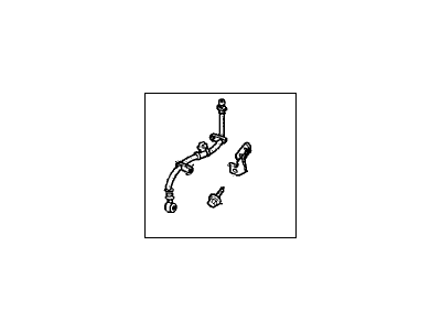 Acura 01464-SD4-020 Hose Set,Rear Front Brake