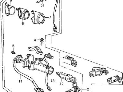 Acura 35114-SD2-A01 Blank (Sub) Key