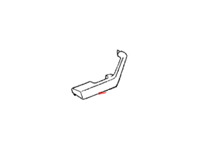 Acura 83541-SD4-A02ZF Right Front Door Armrest (Mauve Red)