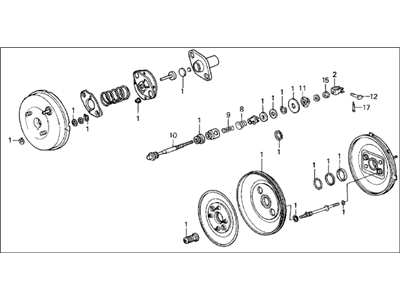 1988 Acura Legend Brake Booster - 46400-SD4-023