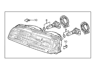 1990 Acura Legend Headlight - 33110-SD4-A02